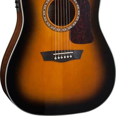 Washburn Heritage 10 Series HD10SCETB- Dreadnought Cutaway Acoustic, Sitka Spruce Top, Rosewood Back image 3