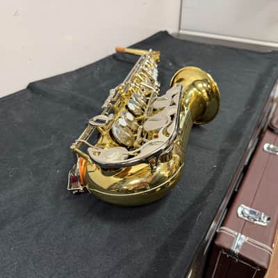 Used Yamaha YAS-23 Alto Sax Saxophone with Case Mouthpiece Neck Strap Just Serviced image 8