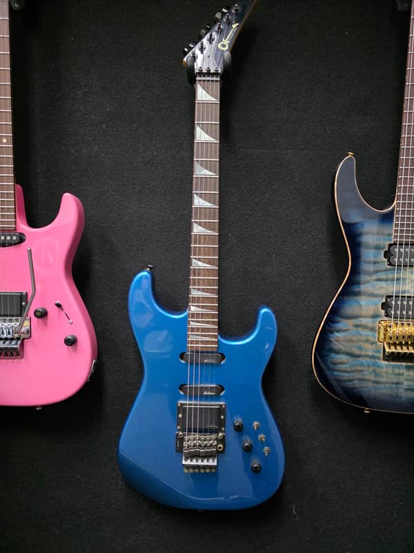 Charvel Model 4 HSS with Rosewood Fretboard 1986 - 1989 - Cobalt Blue image 1