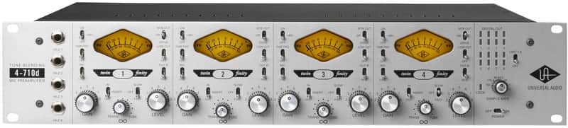 4-710d Four-Channel Tone-Blending Mic Preamp w/ Dynamics image 1