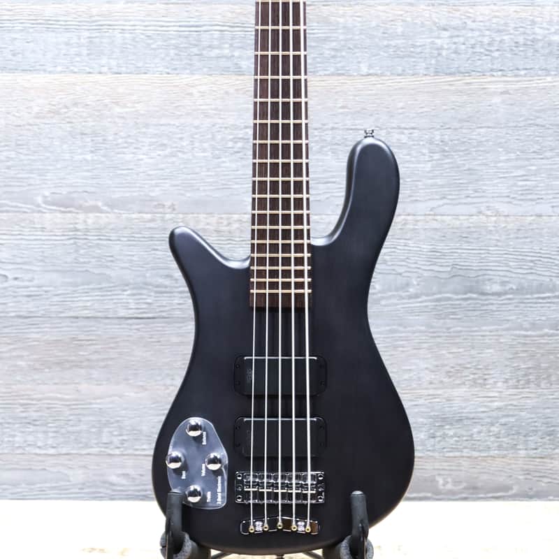 Warwick RockBass Streamer Standard 5-String Left-Handed Nirvana Black Transparent Satin image 1