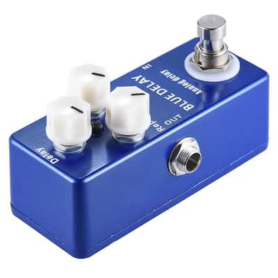 Mosky Audio Blue Delay Mini Analog Delay 450ms Guitar Effect Pedal True Bypass image 4