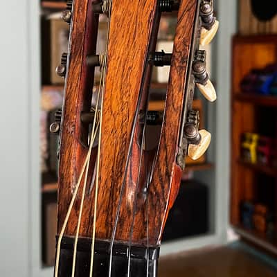 1920s Slotted Headstock Parlor Acoustic | Solid Brazilian Rosewood Back & Sides | Spruce Top | Ebony Fingerboard image 10