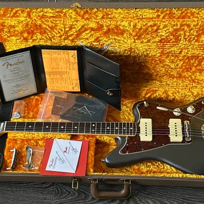 2022 Fender Jazzmaster 1966 Charcoal Frost Custom Shop Closet Classic Light Relic image 15