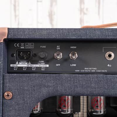 Two Rock Traditional Clean 100W Head - AGH Exclusive Kaihara Denim image 6