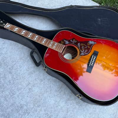 Epiphone Hummingbird 2008 - Cherry Sunburst image 13