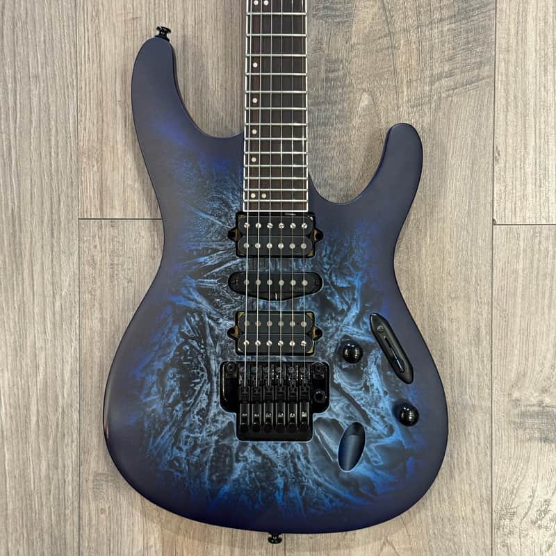 Ibanez S770 - Cosmic Blue Frozen Matte image 1