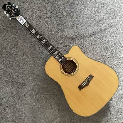 Xavier Dreadnought Style Acoustic Guitar, Spruce Wood Top Body, Mahogany Neck image 1