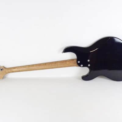 Early 2000's Silvertone Midnight Purple Indigo Jazz Bass J-Style Bass ~Rosewood Fretboard~ image 10