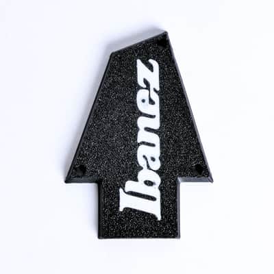 Custom Ibanez Truss Rod Cover for RG & JEM – Classic Logo (White & Black) image 5
