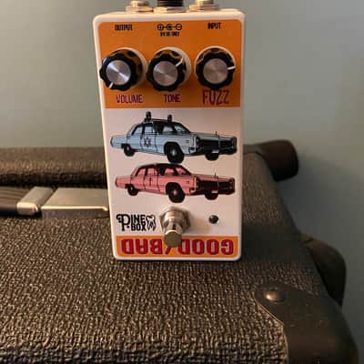 Pine-Box Customs Good / Bad Fuzz 2022 - Present - White / Orange image 1