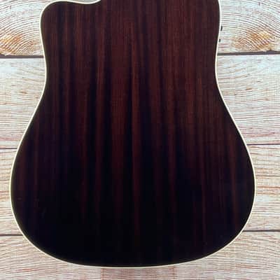 Epiphone Inspired by Gibson J-45 EC Acoustic-Electric Guitar - Aged Vintage Sunburst - copy image 7