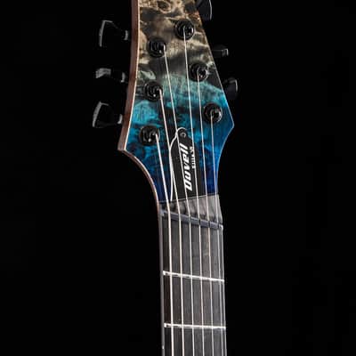 Mayones Duvell Elite 6 VF Trans Jeans Black Horizon Blue Gloss image 14