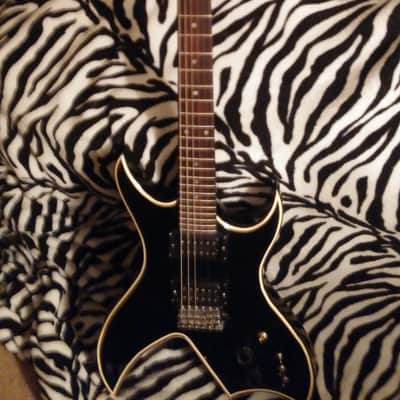 Vintage Hondo Deluxe Series 785 B.C. Rich Bitch 1983 Black MIJ image 5