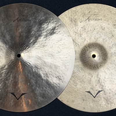 Sabian 15" V Artisan Hihat Cymbal Pair - 1173/1552g image 1