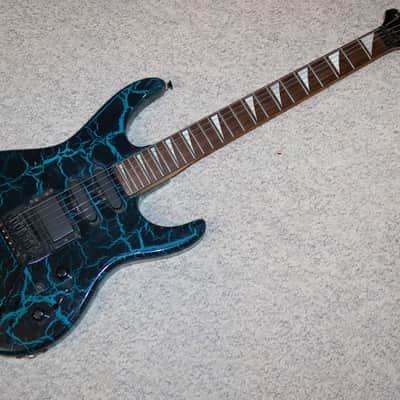 Vintage 1980s Super Strat - Crackle Finish - No Tariffs image 2
