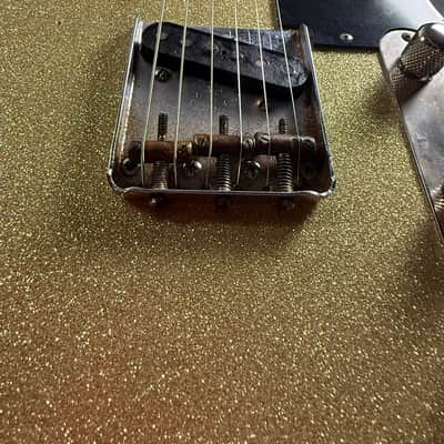 Hot Rod 6 Strings Telecaster 2020s - Relic Gold Glitter image 24