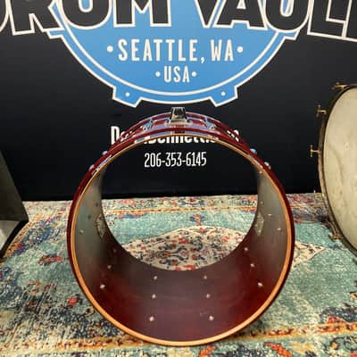 Vinnie Colaiuta's Yamaha 24"x16" Recording Custom Bass Drum Shell and Hoops Only.  Cherrywood Lacquer image 2