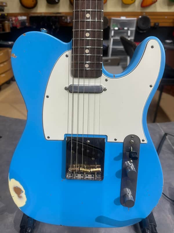 Bill Nash Telecaster t 63 Mani blue Reissue Brand New image 1
