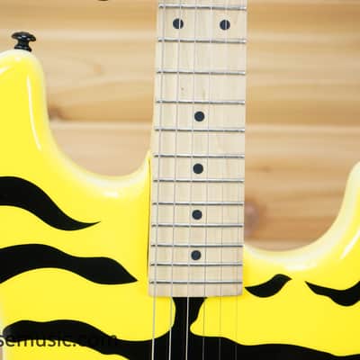 ESP LTD GL-200MT George Lynch Signature - Yellow with Tiger Graphic image 3
