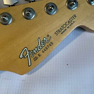 1988 Fender USA American Stratocaster Plus Loaded Guitar Neck 22 Fret Maple FB image 6