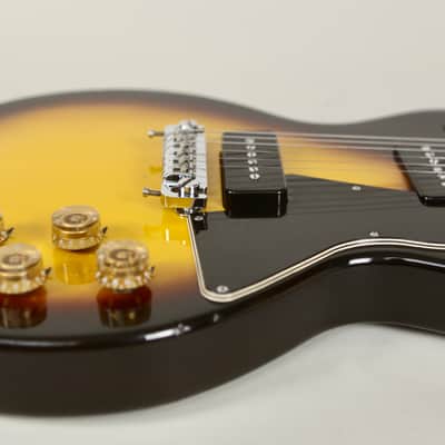 Rare 1975 Greco LJ-600 Les Paul Special Style Yellow Sunburst MIJ Vintage Japan P-90 w/ Case image 9