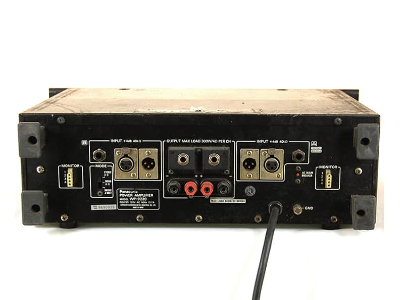 Panasonic Ramsa WP-9220 2ch 600w Rackmount Power Amp - Good