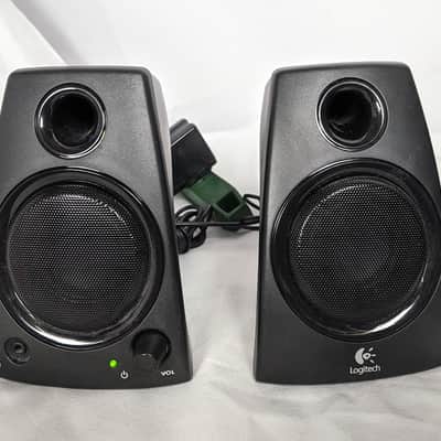 Logitech - Z130 2.0 Stereo Speaker System (2-Piece) - Black image 1