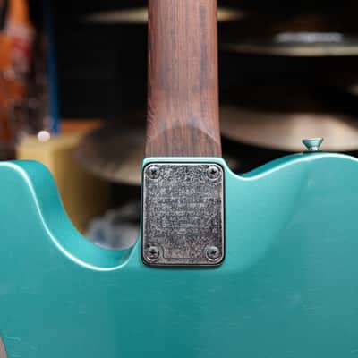 Schecter USA CUSTOM SHOP Nick Johnston PT S/H Wembley Teal Green Metallic Aged Nitro w/ Case NOS (2022) image 10