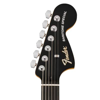 Fender Limited Edition Player Fusion Jaguar Baritone Black Pre-Order image 4