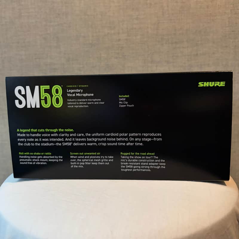 Shure SM58S Cardioid Dynamic Microphone with On/Off Switch image 1