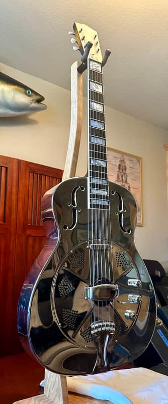 National N 14 Resonator Custom Order Single-Cone with National Factory Amplification - German Silver image 1