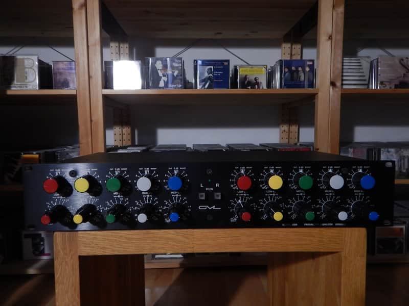 GML 8200 Series III 2-Channel Parametric Equalizer with Power Supply 2010s - Black image 1