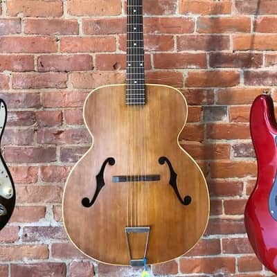 Silvertone Archtop Acoustic Guitar c.1950 image 1