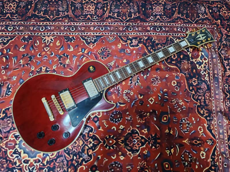 1992 Orville by Gibson Les Paul Custom Wine Red - Gibson Pickups MIJ Japan - Only One Owner !! image 1