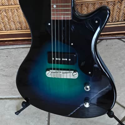 Thomas Rodriguez Custom Sunburst 2000s - Black with Blue sunburst image 2
