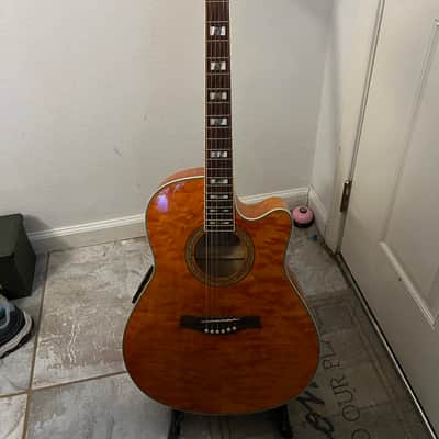 Ibanez AEF37ESSG12001 2008 - Sunset Gold image 1