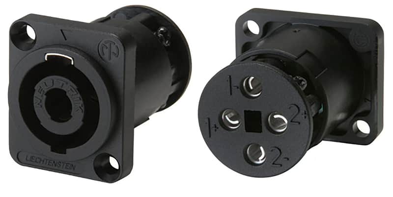 NEUTRIK speakON Panel Mount Jacks / Twist Lock Speaker Connectors-NL4MP-ST / 4 image 1