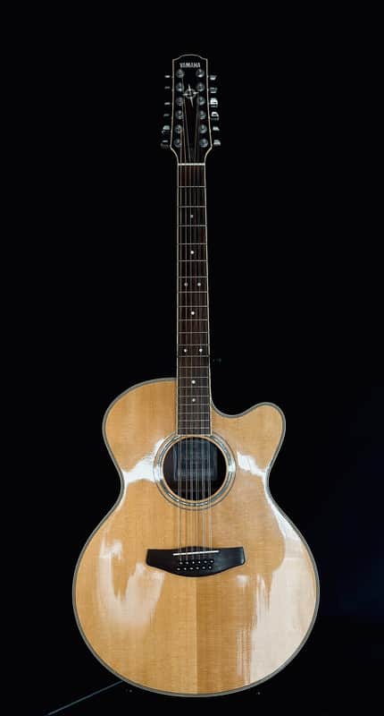 Yamaha CPX700II-12 12-String Acoustic-Electric Guitar 2010s - Natural image 1