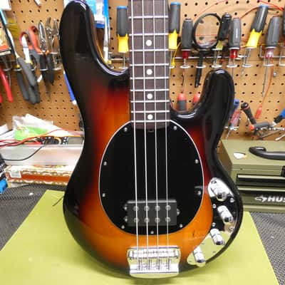 Ernie Ball Music Man Stingray Neck Through 2015 - Vintage Sunburst image 1
