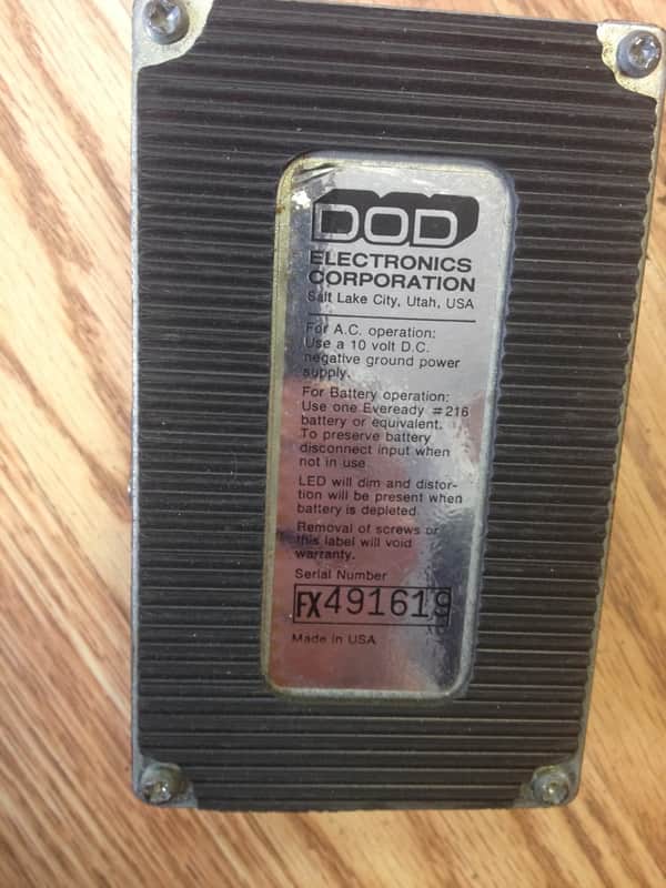 DOD FX45 Stereo Reverb Pedal | Reverb