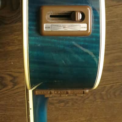 Takamine Acoustic EF591 DUAL  Dave Stewart Humbucker + Piezeo Stereo Japan Rare image 6