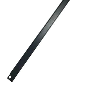 LASE 1/2U (Space) Black Heavy Duty Flanged 16GA Blank Rack Case Panel 19" x 0.875" image 6