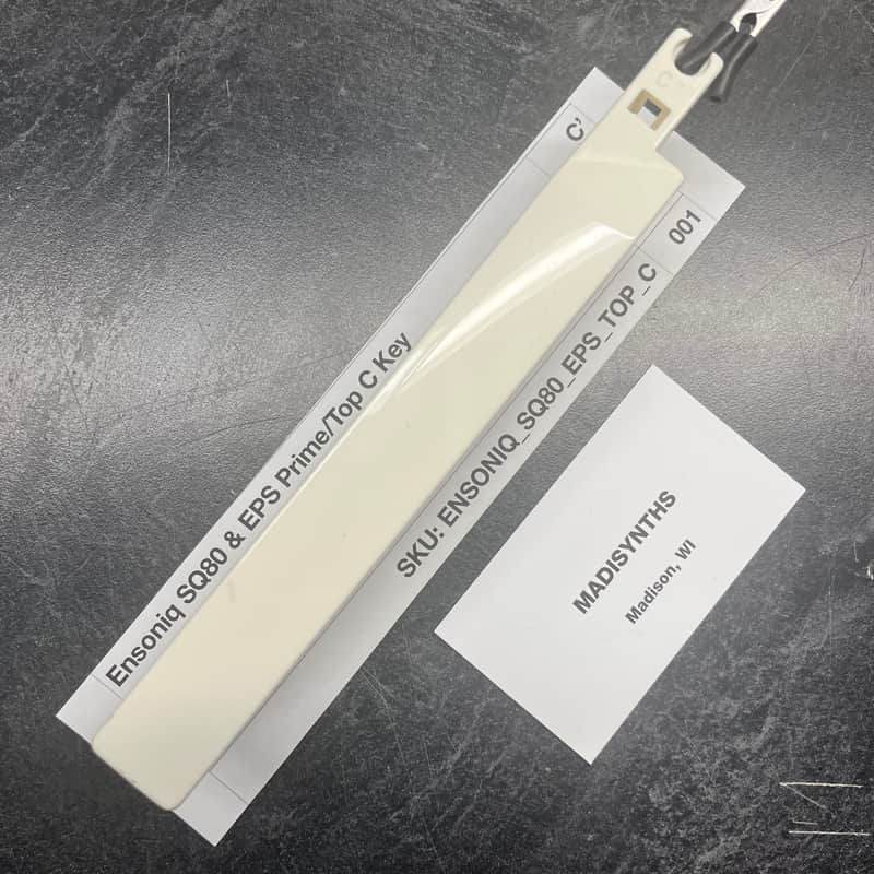 ORIGINAL Ensoniq Replacement Weighted TOP C/PRIME C’ Key for SQ-80, EPS image 1