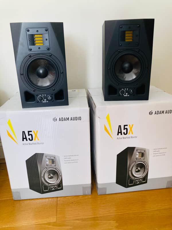 ADAM Audio A5X Active Nearfield Monitors (Pair) 2010s - Black image 1