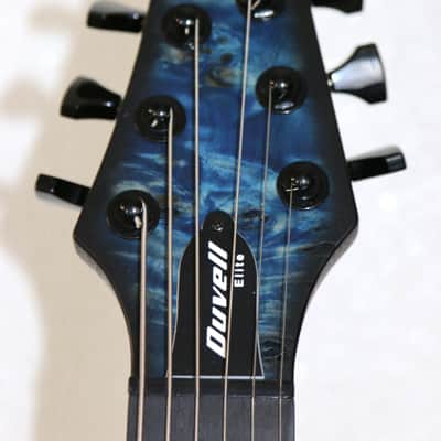 Mayones Duvell Elite 6 Ice Dragon Raw 26.5 Baritone With Hybrid Case & COA image 6