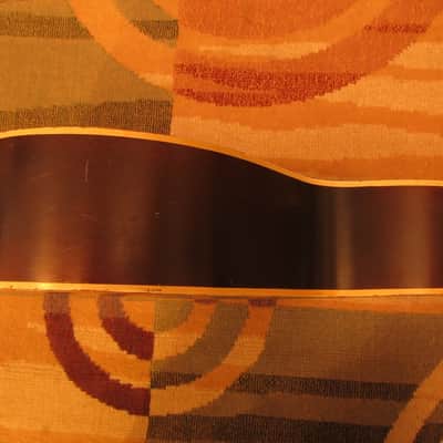Custom Hand Painted vintage parlor size acoustic guitar image 8