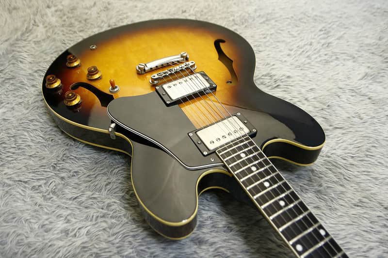 Rare Vintage 1980's Fernandes Burny RSA-100 Brown SB ES-335 | Reverb