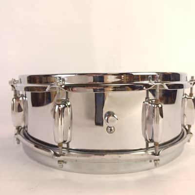 *Slingerland 5x14" Festival Chrome Steel Snare Drum 8Lug Vintage 80s No.141 USA* image 6