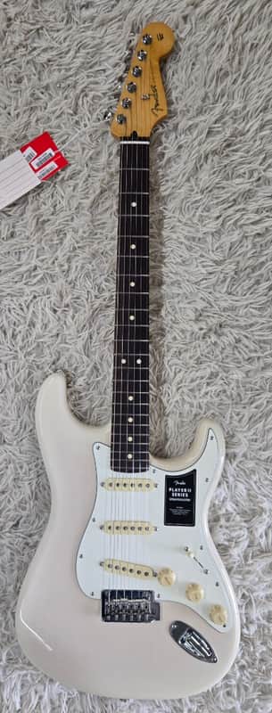 Fender Player II Stratocaster, Rosewood Fingerboard, White Blonde Finish - MIM image 1